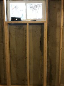 Walls are stripped back. Repairs are made before walls are rebuilt for completion.
